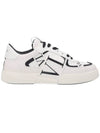 Men's VL7N Leather Low Top Sneakers White - VALENTINO - BALAAN 2