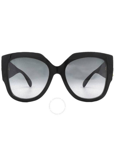 Logo Decorated Square Frame Sunglasses Black - GUCCI - BALAAN 2