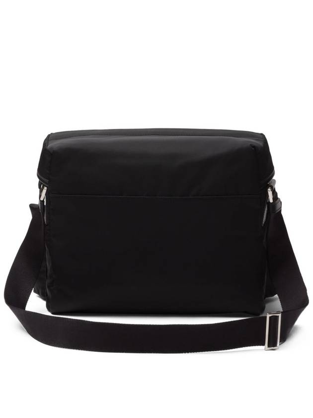 Re-Nylon Leather Shoulder Bag Black - PRADA - BALAAN 4