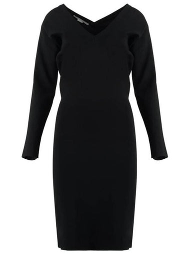 midi dress 6K0426S2076 1000 BLACK - STELLA MCCARTNEY - BALAAN 1