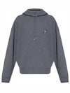 Bold Fox Head Patch Oversize Hoodie Grey - MAISON KITSUNE - BALAAN 2