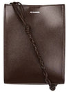 Tangle Small Leather Cross Bag Brown - JIL SANDER - BALAAN 2