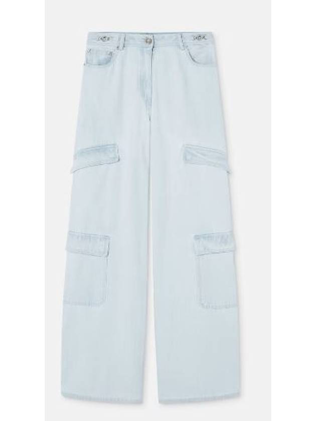 Denim Straight Pants 1014866 1A104251D700 - VERSACE - BALAAN 1