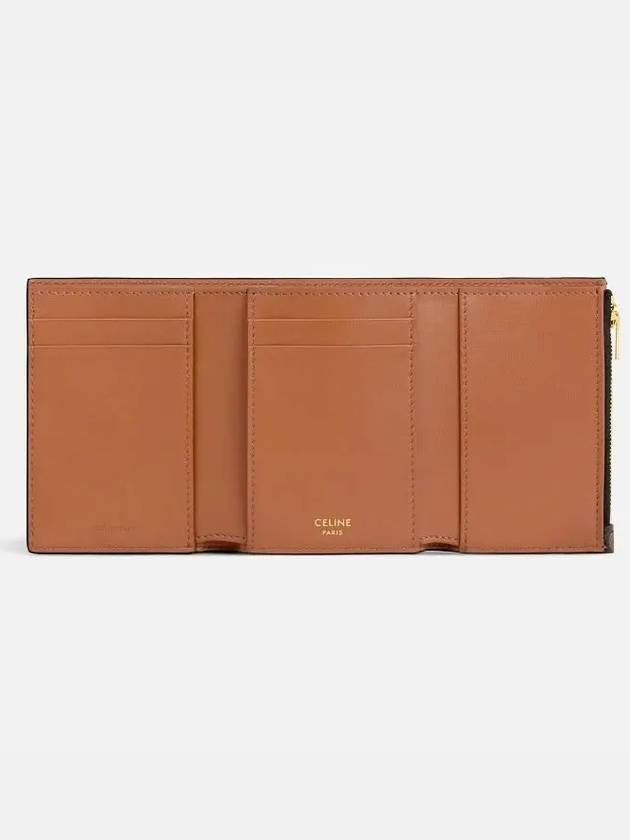 Fine Victoire Triomphe Canvas Half Wallet Tan - CELINE - BALAAN 4