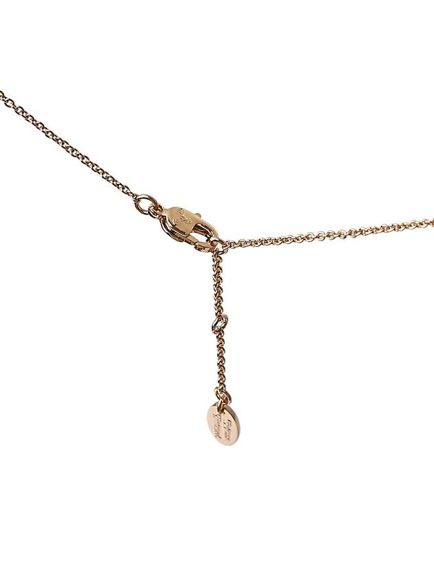 Women's Thin Line Short Flat ORB Pendant Necklace Pink Gold - VIVIENNE WESTWOOD - BALAAN 8