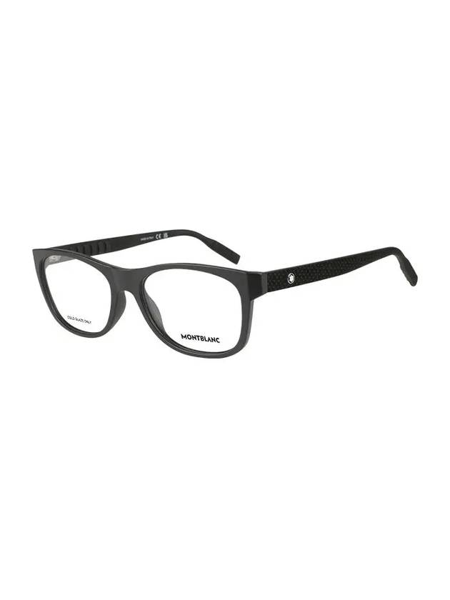 Rectangle Acetate Eyeglasses Black - MONTBLANC - BALAAN 2
