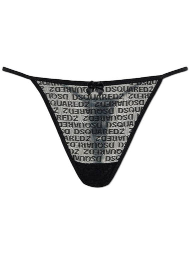 Dsquared2 Lace Thongs, Women's, Black - DSQUARED2 - BALAAN 1