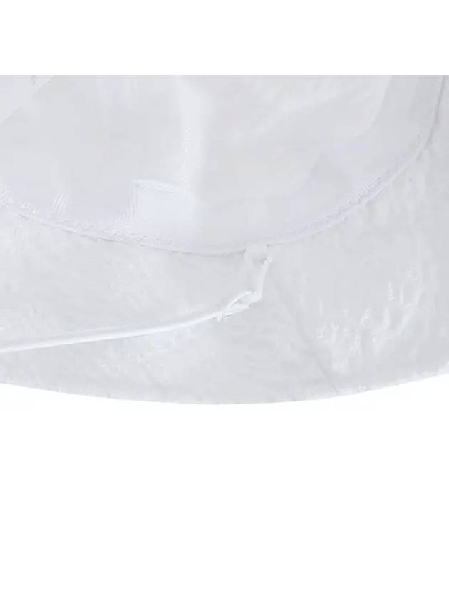 Women s seersucker bucket hat 8624LZSP WHITE - BLACK&WHITE - BALAAN 5