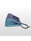 Prada SAFFIANO LUX blue navy two tone color gold logo tote bag and shoulder BN2438 - PRADA - BALAAN 5