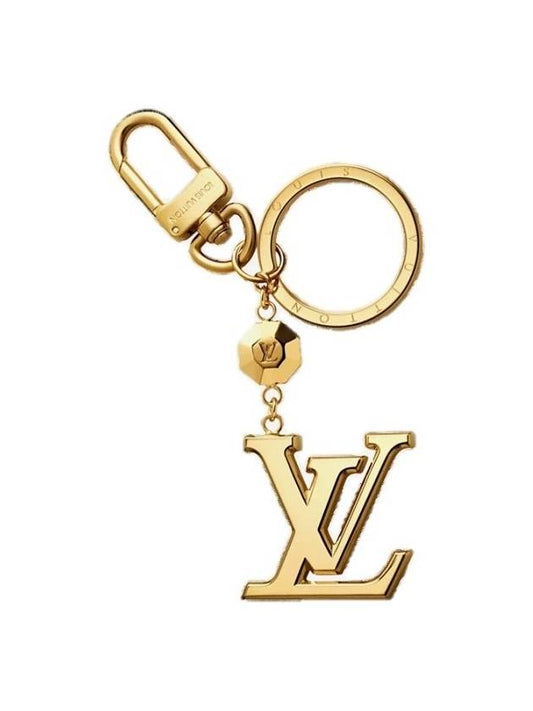 LV Facettes Bag Charm Key Holder Gold - LOUIS VUITTON - BALAAN 2