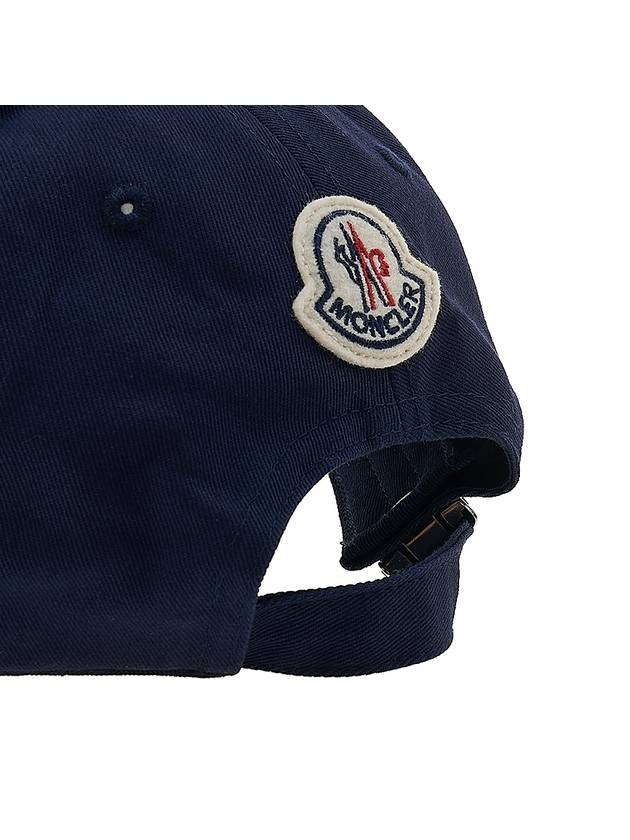 Logo Print Base Ball Cap Navy - MONCLER - BALAAN 10