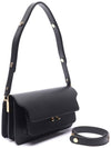 Trunk East West Shoulder Bag Black - MARNI - BALAAN 4