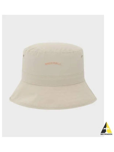 MERRELL UNISEX Basic Logo Embroidered Bucket Hat BEIGE - MERRYMOTIVE - BALAAN 1