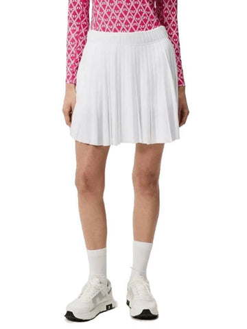 Gayle Golf Skirt White - J.LINDEBERG - BALAAN 1