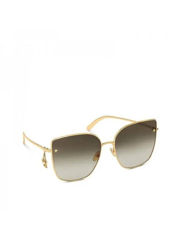 LV Charm Cat Eye Sunglasses Gold - LOUIS VUITTON - BALAAN 1