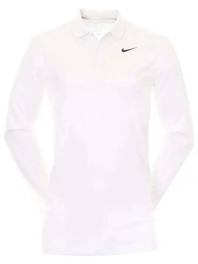 Dri Fit Victory Long Sleeve Polo Shirt White - NIKE - BALAAN 2