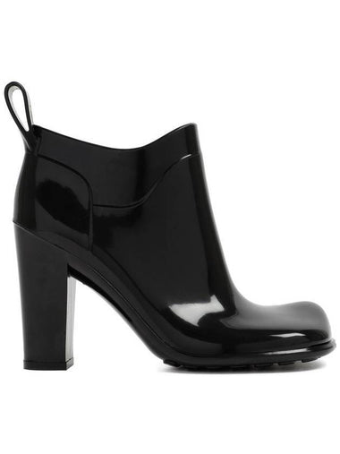 Shine Rubber Heel Chelsea Boots Black - BOTTEGA VENETA - BALAAN 1