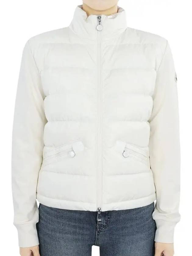 Women s Zip Up Padding White - MONCLER - BALAAN 3