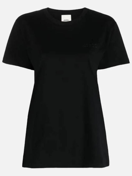 24 ss Cotton T-Shirt TS0103FAA2N44I01BK B0650991154 - ISABEL MARANT - BALAAN.