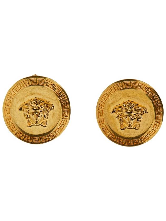 Medusa Stud Earrings Gold - VERSACE - BALAAN 7