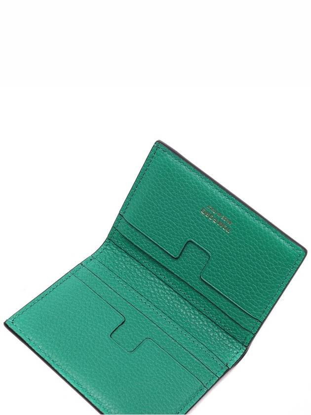 Men's T-Line Two-Tone Card Wallet Black - TOM FORD - BALAAN 7