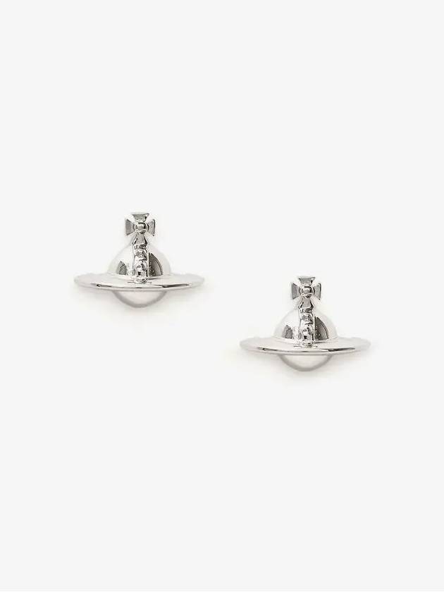 Solid ORB Earrings Silver - VIVIENNE WESTWOOD - BALAAN 2