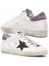 Women's Purple Tab Superstar Low Top Sneakers White - GOLDEN GOOSE - BALAAN 2