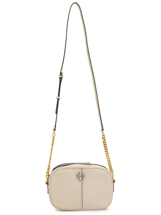 McGraw Logo Camera Shoulder Bag Beige - TORY BURCH - BALAAN 8