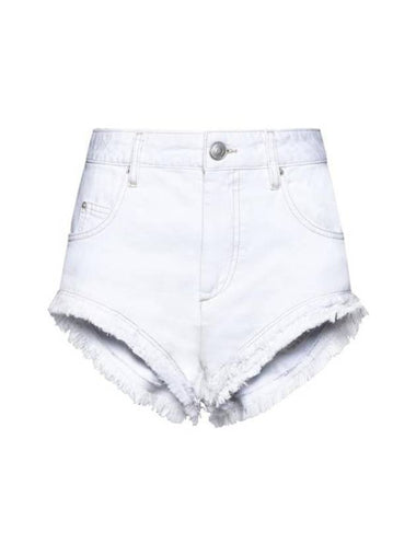 Short Pants SH0033FBB1H04I20WH WHITE - ISABEL MARANT - BALAAN 1