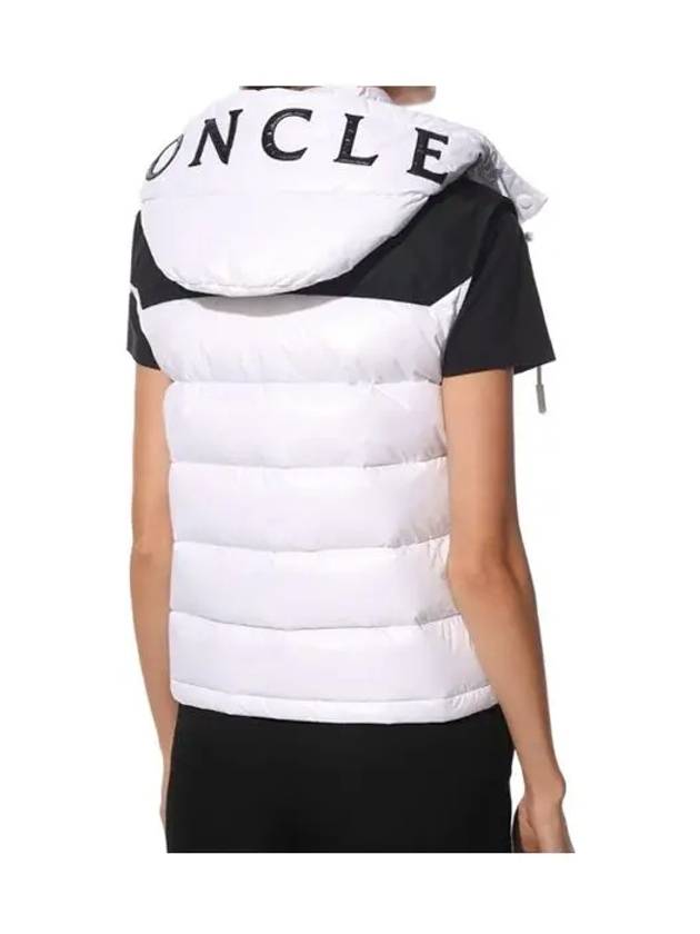 Women's Ciboure Hoodie Padded Vest White - MONCLER - BALAAN 4