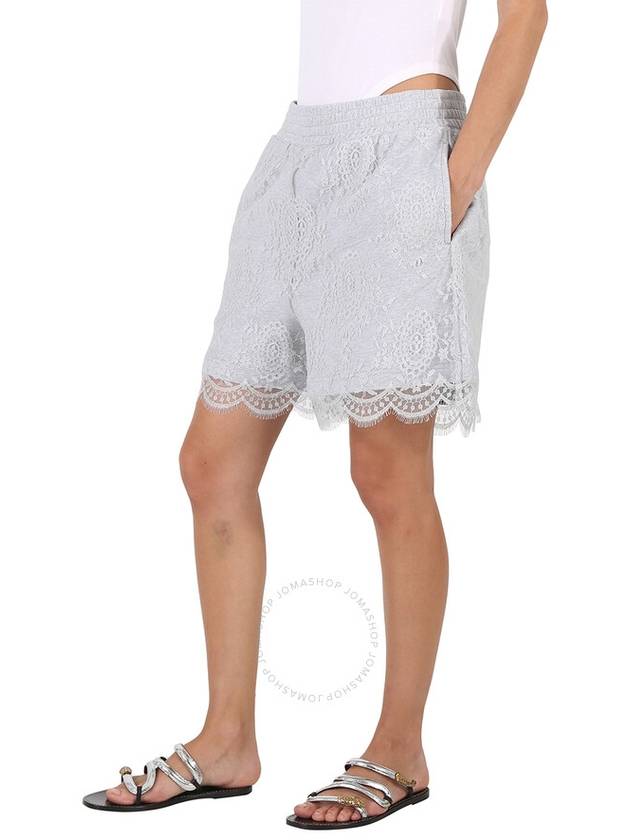 Women's Pebble Lace Shorts White - BURBERRY - BALAAN 3