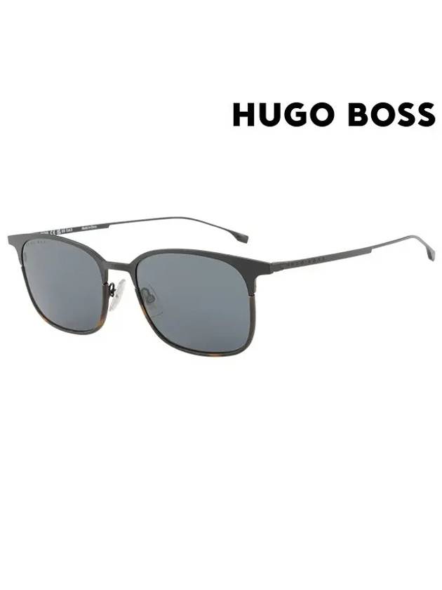 Sunglasses BOSS1014S 0AM Square Titanium Men Women - HUGO BOSS - BALAAN 1