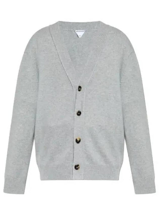 Classic Cashmere Cardigan Grey - BOTTEGA VENETA - BALAAN 2