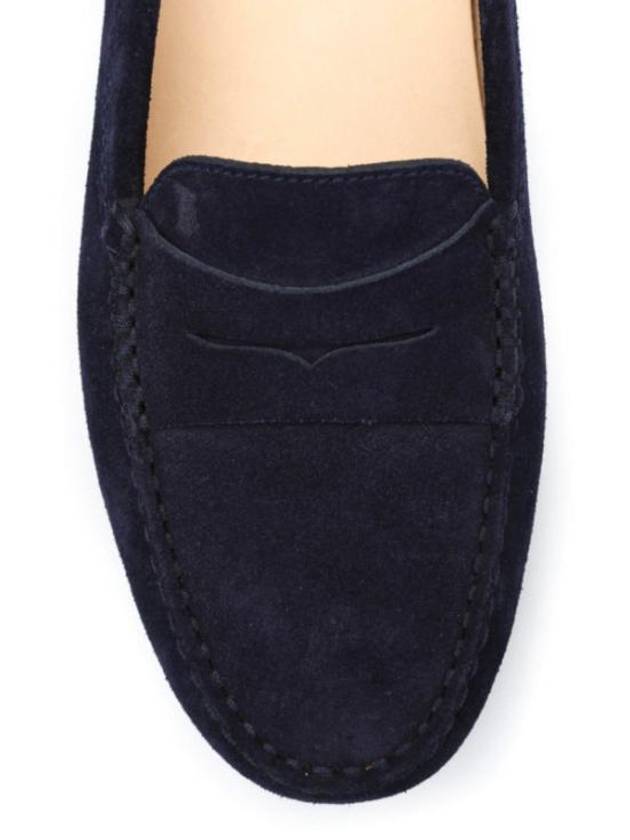 Gommino Suede Driving Shoes Blue - TOD'S - BALAAN 4