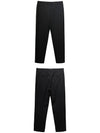 Men's Square Steel Logo Wool Straight Pants Black - WOOYOUNGMI - BALAAN 5