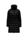 Flammette Long Down Jacket Black - MONCLER - BALAAN 2