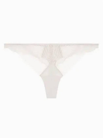 Underwear Women s CK Black Geo Lace T Panties QF7910MTR - CALVIN KLEIN - BALAAN 1