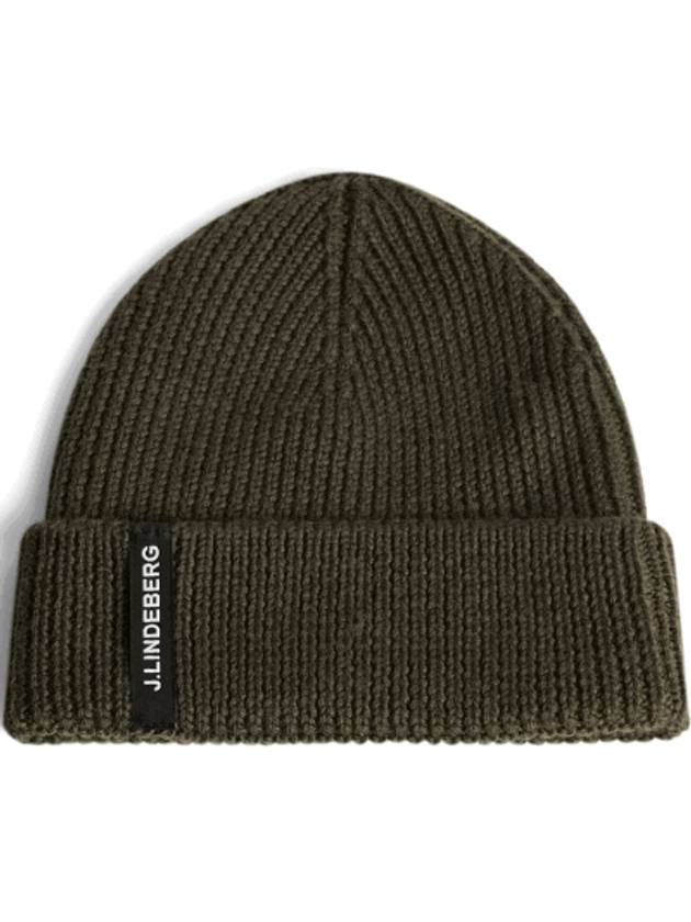 Men's Juan Merino Beanie Green - J.LINDEBERG - BALAAN 2