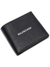 Logo Print Half Wallet Black - BALENCIAGA - BALAAN 6