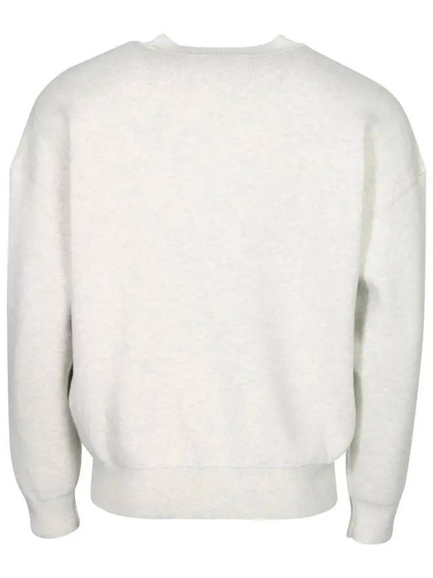 Atlee Logo Knit Top Light Grey - ISABEL MARANT - BALAAN 3