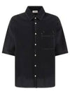 Double Pocket Short Sleeve Shirt Black - LEMAIRE - BALAAN 2