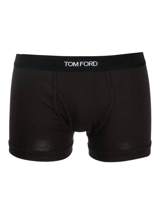 Men's Classic Fit Boxer Briefs Ebony - TOM FORD - BALAAN 1