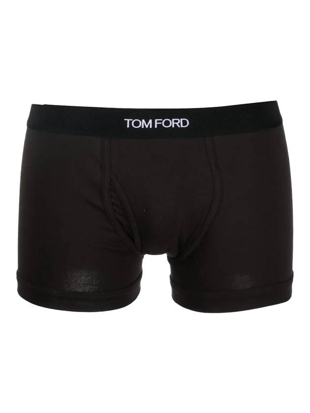 Men's Classic Fit Boxer Briefs Ebony - TOM FORD - BALAAN 1