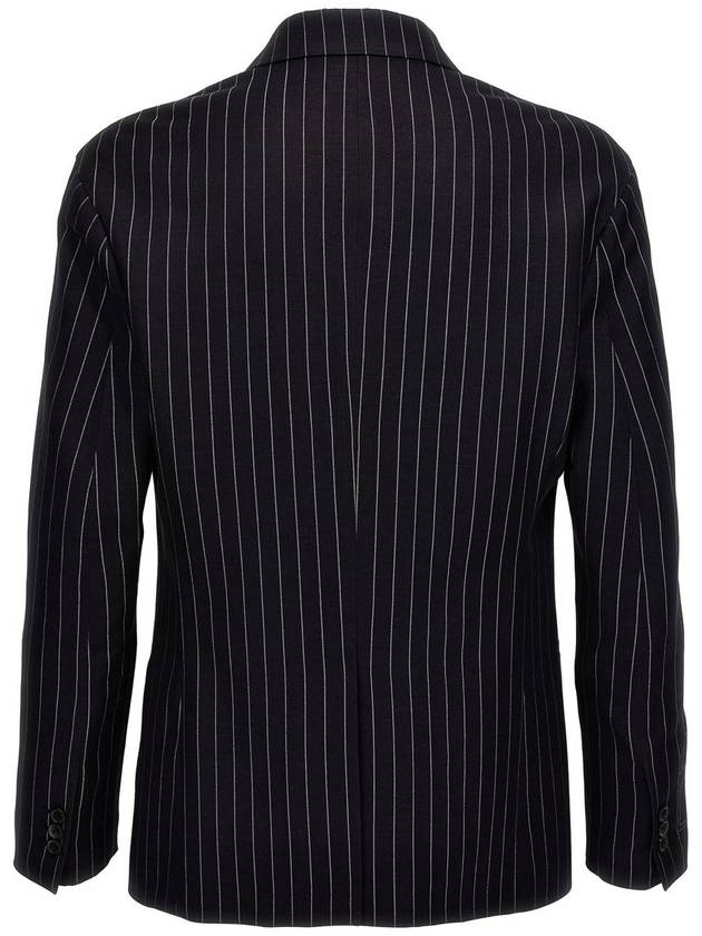 23 print pinstriped blazer OMEN097S24FAB0034700 - OFF WHITE - BALAAN 3