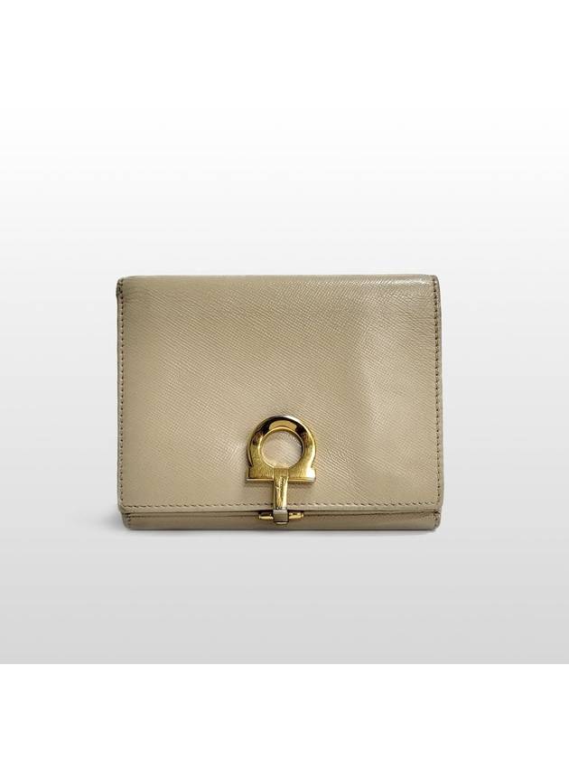 Ferragamo Gancini half wallet 22 0778 - SALVATORE FERRAGAMO - BALAAN 7