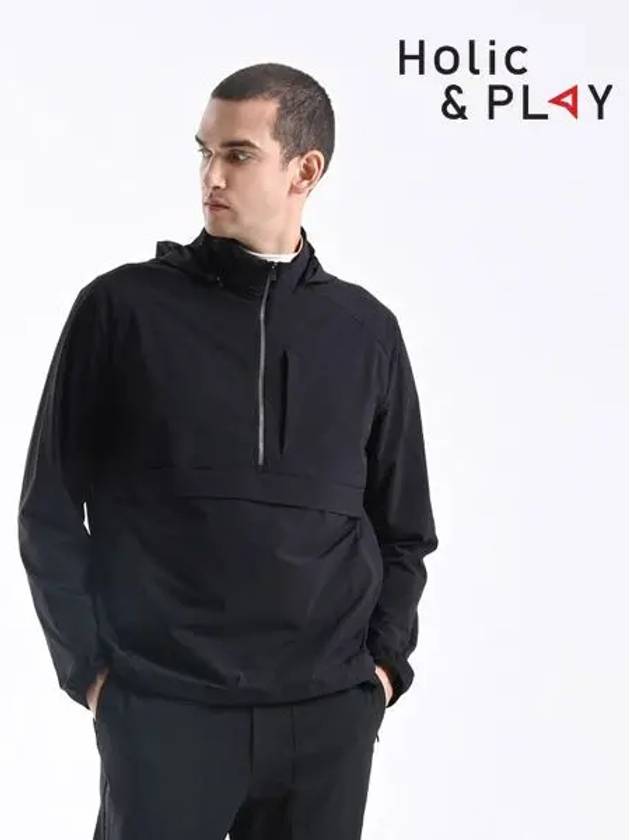 Anorak Windbreaker Jumper-HB3MJP001BK - HOLIC&PLAY - BALAAN 4