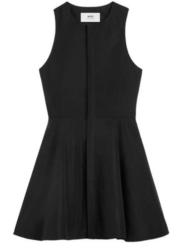 Midi One Piece FDR116 CO0064001 Black - AMI - BALAAN 1