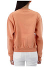 Crew Neck Cotton Sweatshirt Salmon Pink - ACNE STUDIOS - BALAAN 5