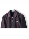 Seersucker Nylon Overshirt Jacket Purple - STONE ISLAND - BALAAN 4