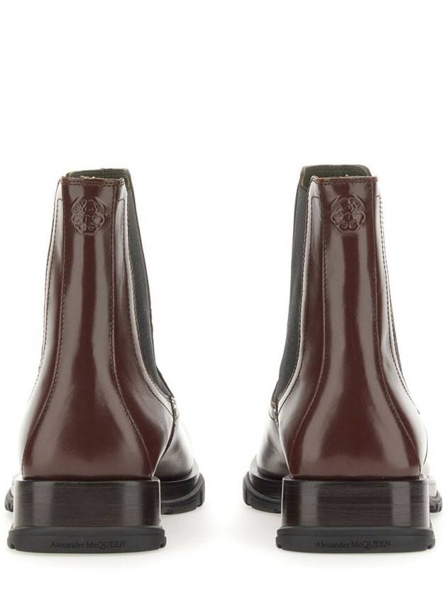 Beatle Chealsea Boots Brown - ALEXANDER MCQUEEN - BALAAN 4